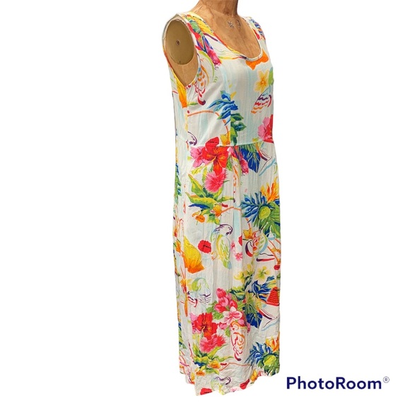 Jams World Dresses Vintage Jams World Hawaiian Dress Fruit Fish